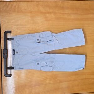 3 - 3T Ralph Lauren light blue cotton cargo pants